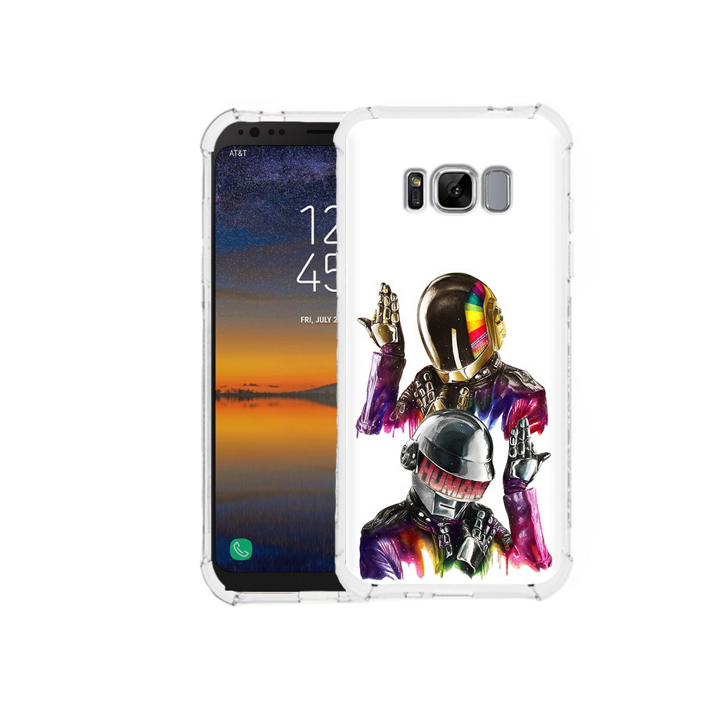 

Чехол MyPads Tocco для Samsung Galaxy S8 диско космонавты (PT107395.590.329), Прозрачный, Tocco