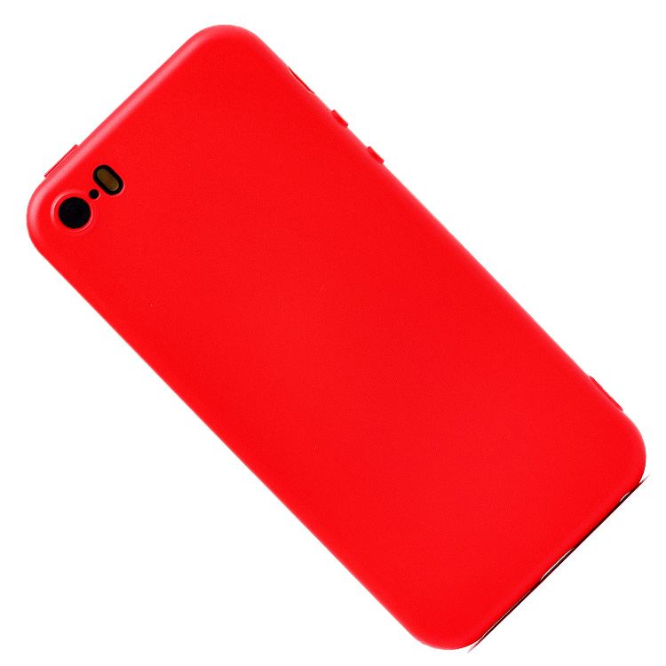

Чехол iPhone 5, iPhone 5s, iPhone SE силиконовый Soft Touch 2 <красный>, iPhone 5
