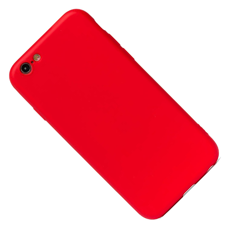 

Чехол iPhone 6 Plus, iPhone 6s Plus силиконовый Soft Touch 4 <красный>, iPhone 6 Plus