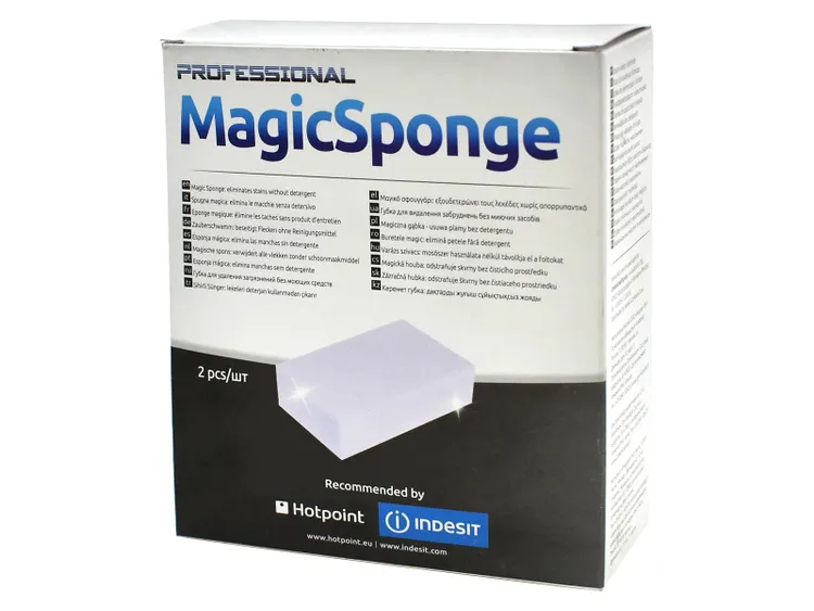 Губка WPro Professional MagicSponge меламиновая для удаления загрязнений, 2 шт