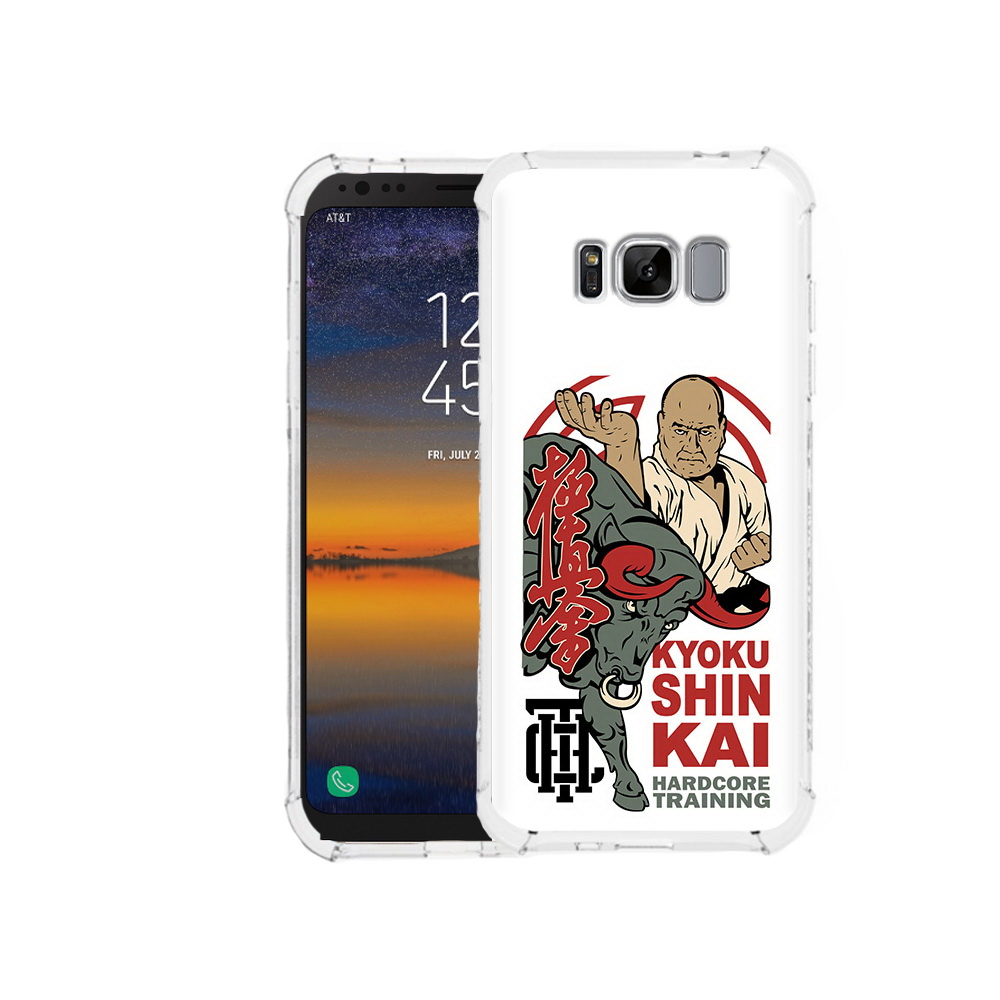 

Чехол MyPads Tocco для Samsung Galaxy S8 единоборства рисунок (PT107395.590.343), Прозрачный, Tocco