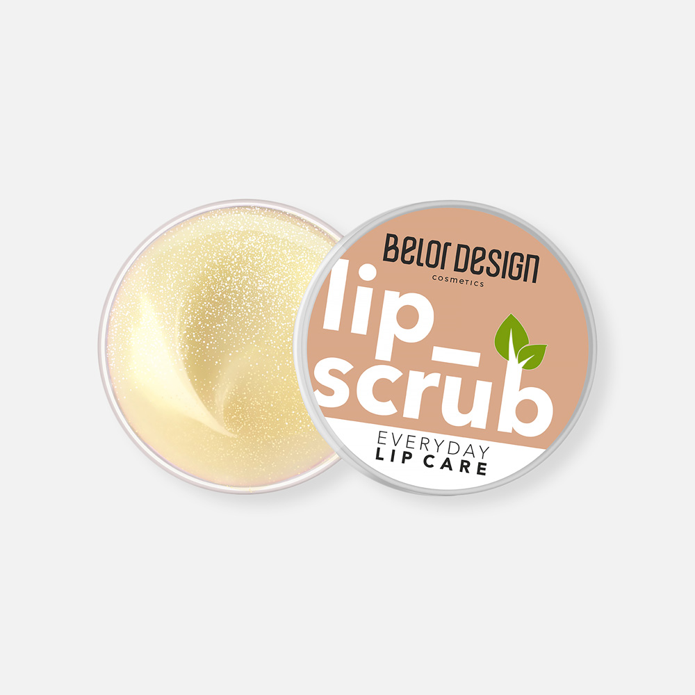 Скраб для губ Belor Design Lip-scrub Everyday lip care желтый, 4,8 г