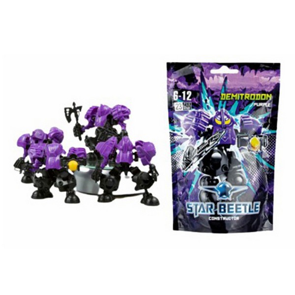 

Пластмассовый конструктор Премьер-Игрушка Star Beetle 23 детали в ассортименте
