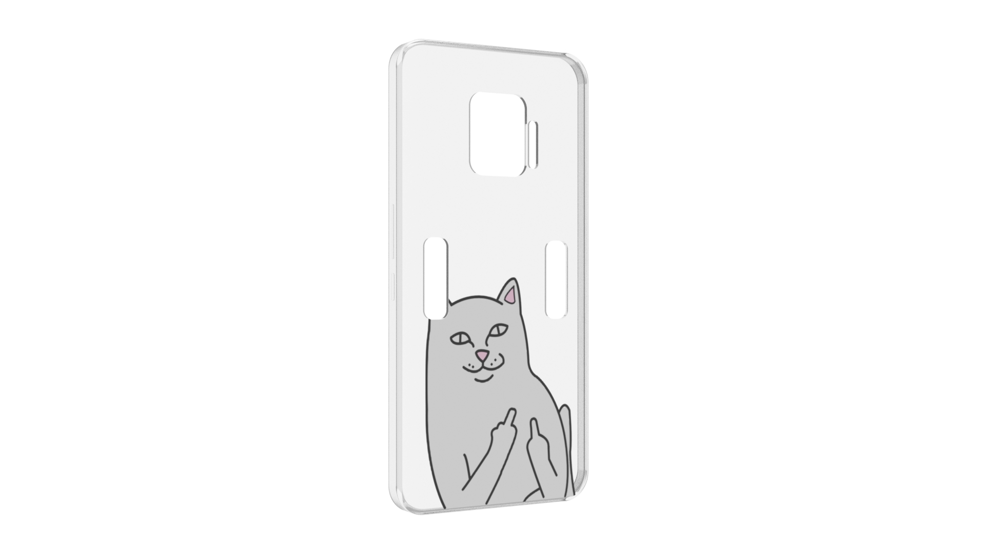 

Чехол MyPads котяра для ZTE Nubia Red Magic 7 Pro, Прозрачный, Tocco