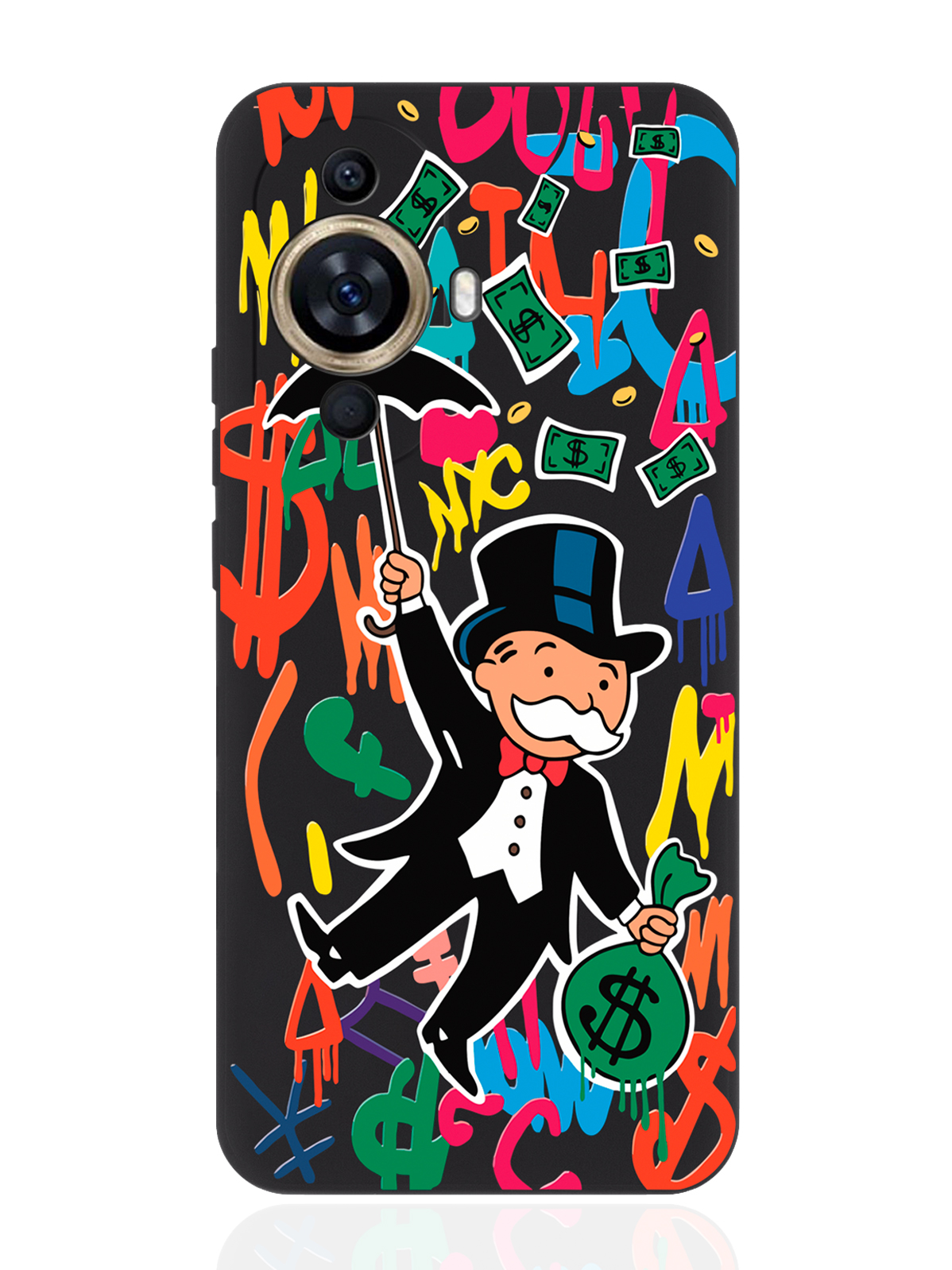 

Чехол для смартфона Huawei Nova 11 черный силиконовый Rich uncle PennyBags, Huawei