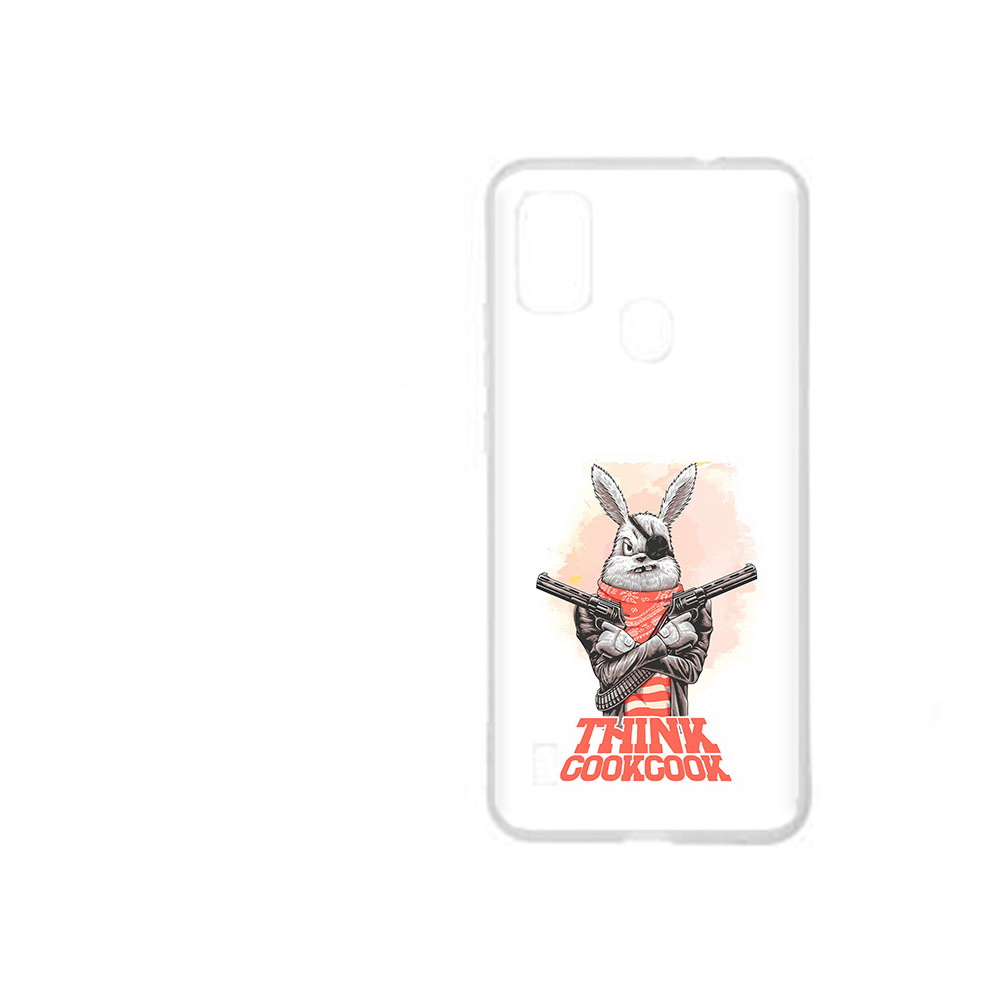 

Чехол MyPads Tocco для ZTE Blade A51 кролик пират (PT160198.458.419), Прозрачный, Tocco