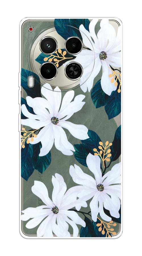 

Чехол на Tecno Camon 30 5G "Delilah Flower", Зеленый;белый, 305550-1