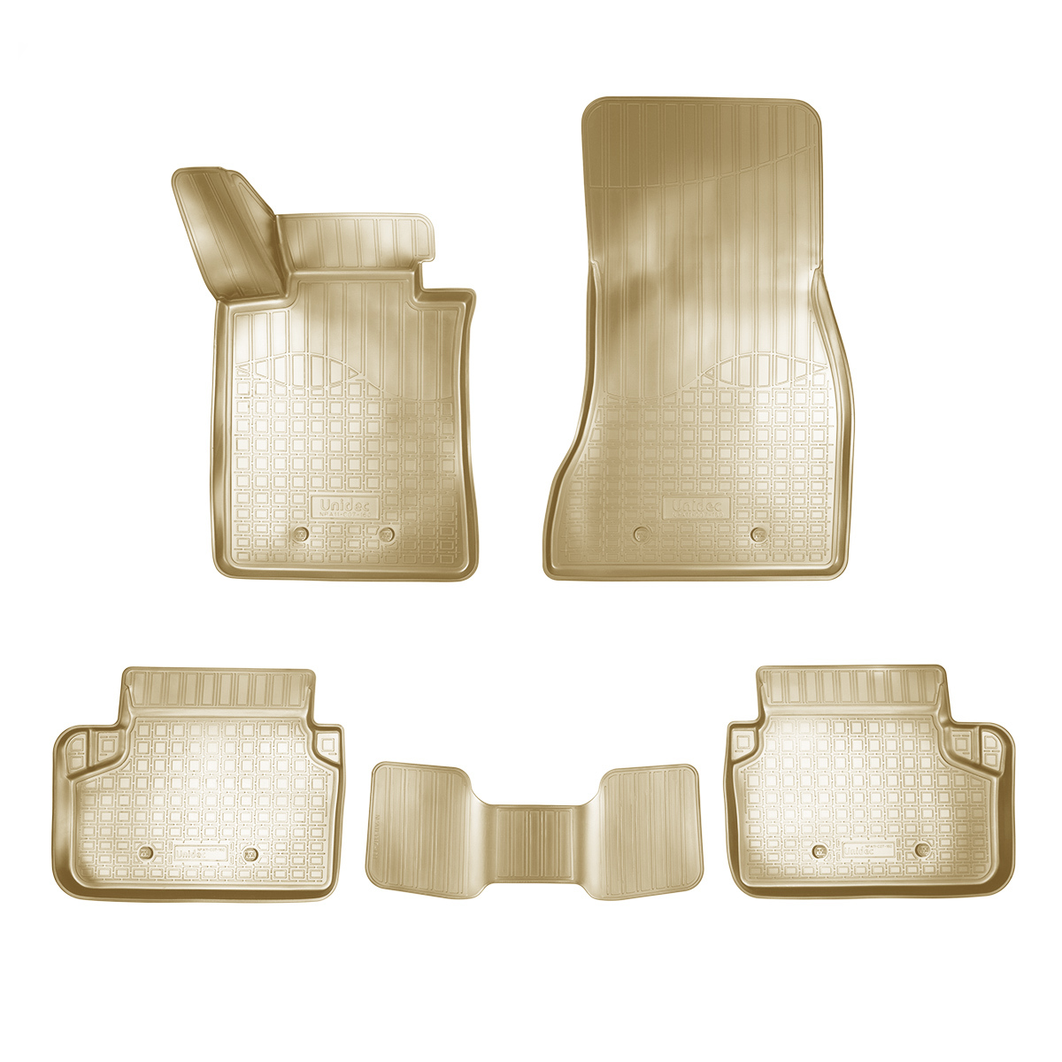 

Ковры в салон Norplast/Unidec для BMW 5 в кузове G30 (2016-)Полиуретан,Бежевый, арт.NPA11-