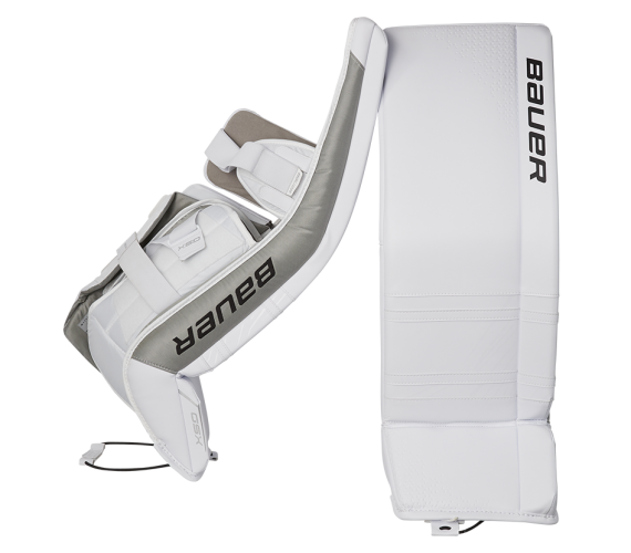 Щитки вратаря Bauer S23 GSX GOAL PAD SR, XL, Белый