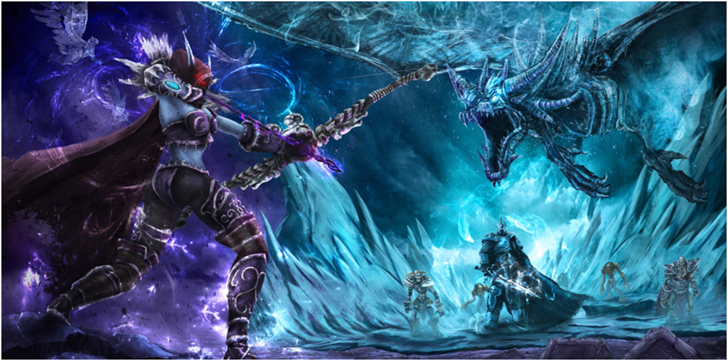 

Картина на холсте с подрамником ХитАрт Sylvanas 60x30 см, 1047