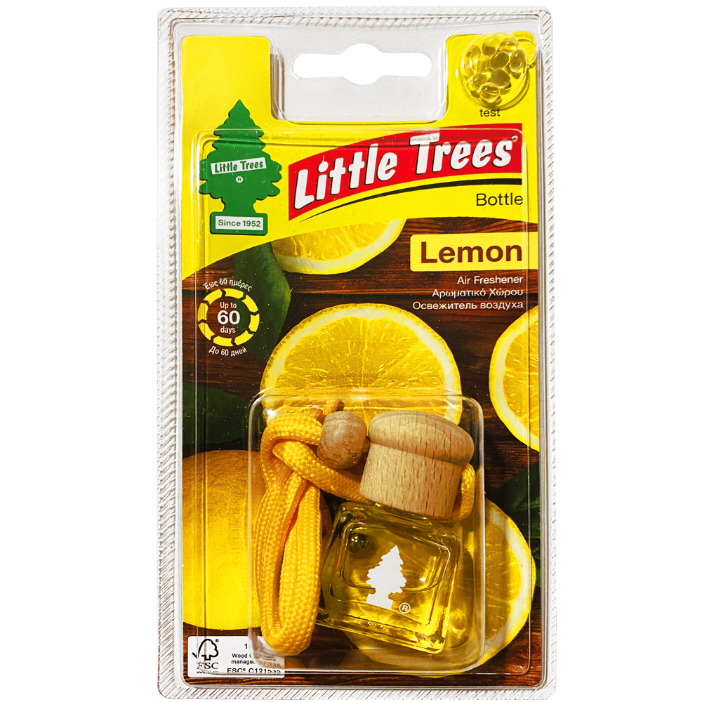 фото Ароматизатор подвесной жидкостный bottle 'свежесть лимона' little trees арт. c05