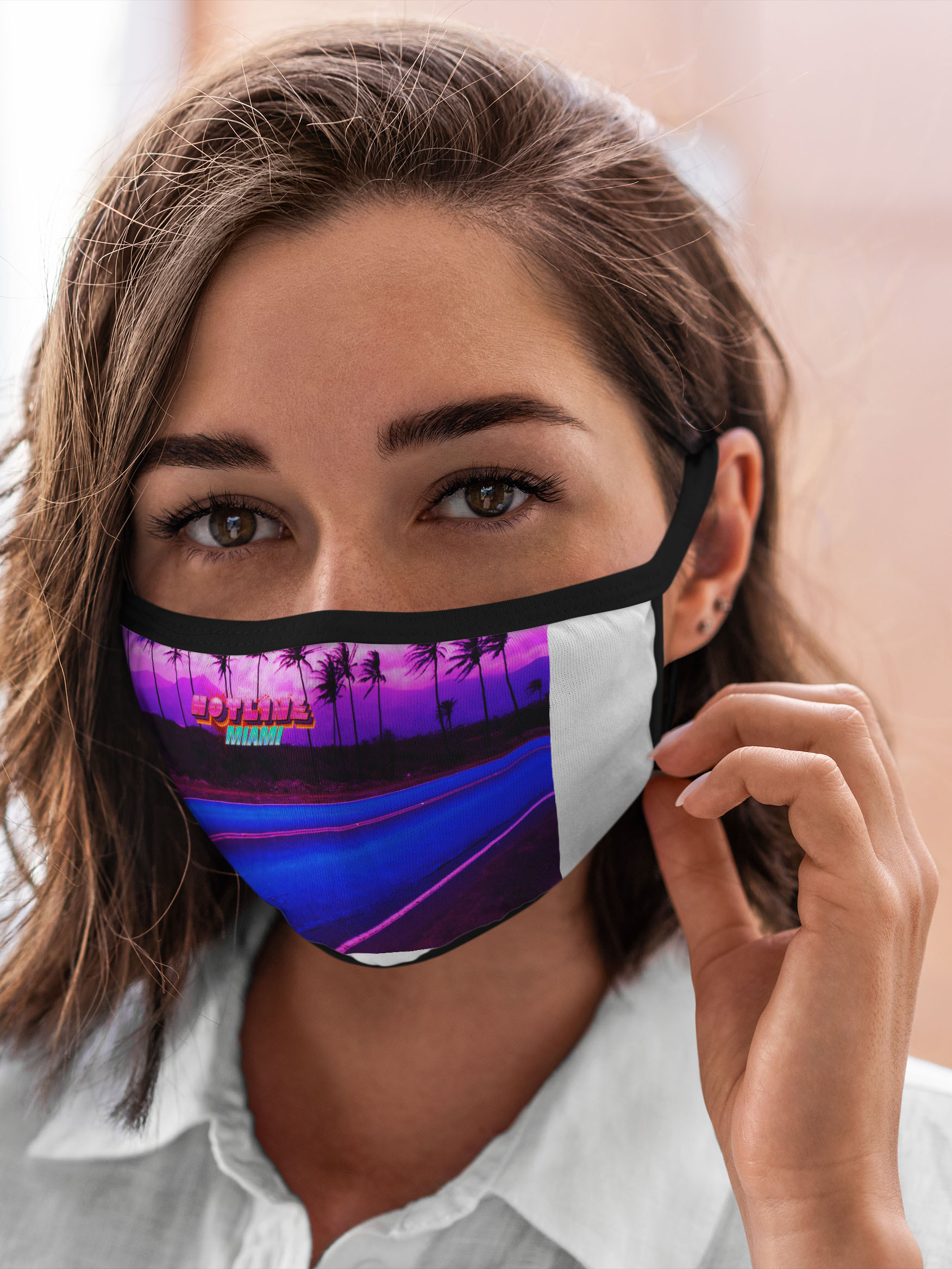 

Многоразовая маска унисекс Burnettie Hotline Miami, Разноцветный, Hotline Miami