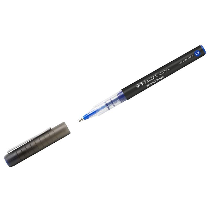 

Ручка-роллер Faber-Castell "Free Ink" 302180, синяя, 1.5 мм, 12 штук