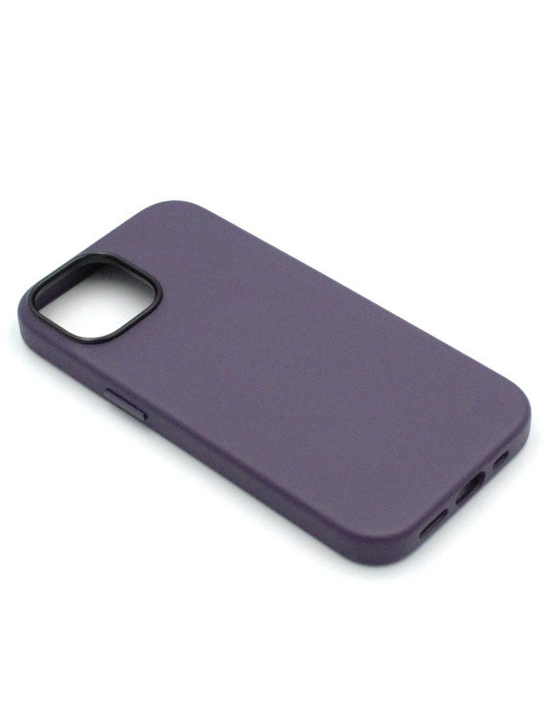 

Чехол с MagSafe на iPhone 15 Leather Collection-Фиолетовый, Apple iPhone 15
