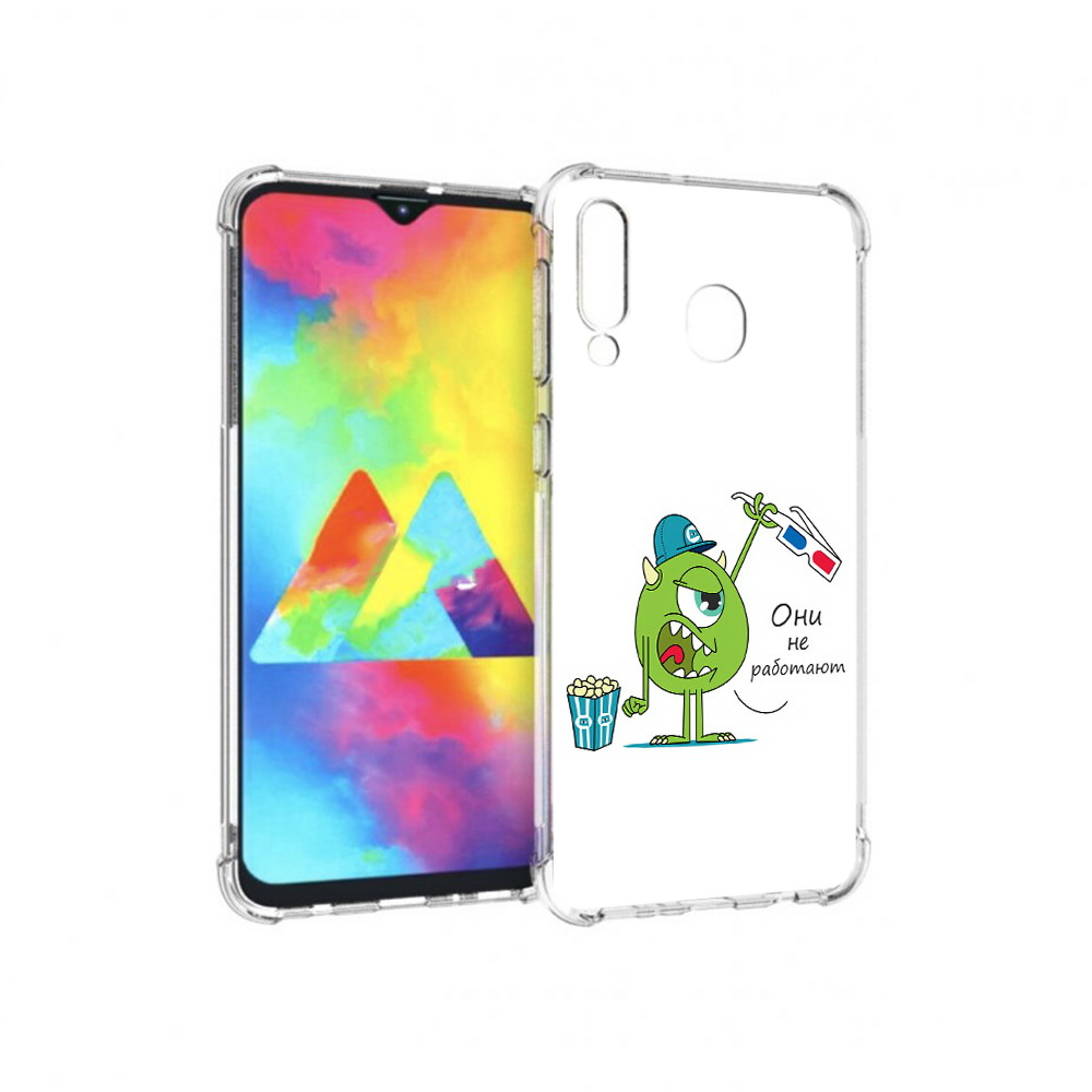 

Чехол MyPads Tocco для Samsung Galaxy M30 Очки не работают (PT138437.525.129), Прозрачный, Tocco