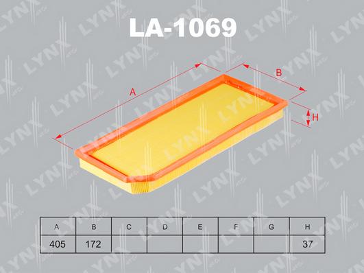

Фильтр воздушный Lynx LA1069