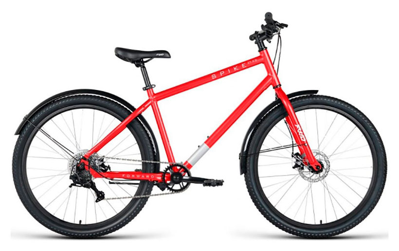 Велосипед Forward SPIKE 29 D 8 ск. рост. 18 2023 красный/белый IB3F98135XRDXWH