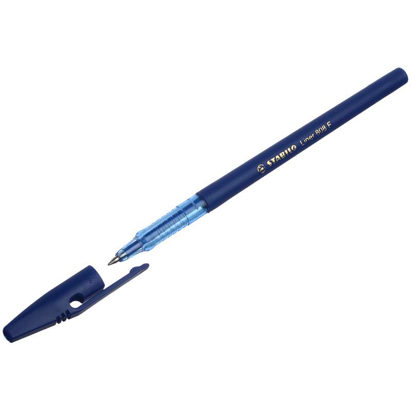 

Ручка шариковая Stabilo "Liner 808" 067232, синяя, 0.7 мм, 10 штук