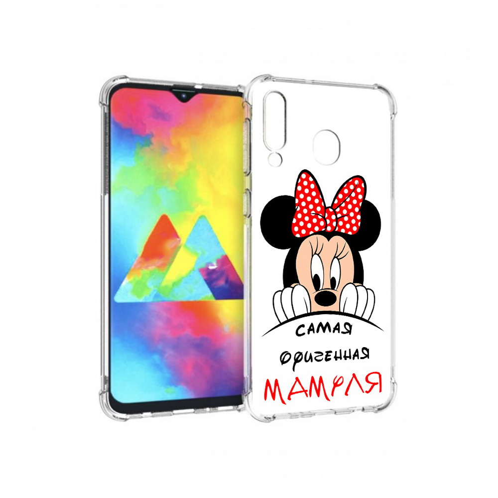 

Чехол MyPads Tocco для Samsung Galaxy M30 Самая лучшая мамуля Мини Маус (PT138437.525.152), Прозрачный, Tocco