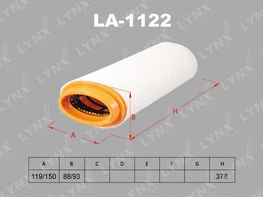 

Фильтр воздушный Lynx LA1122