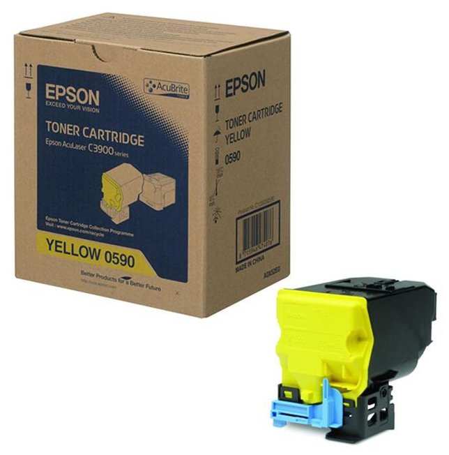 

Картридж для лазерного принтера Epson C13S050590, желтый, оригинал