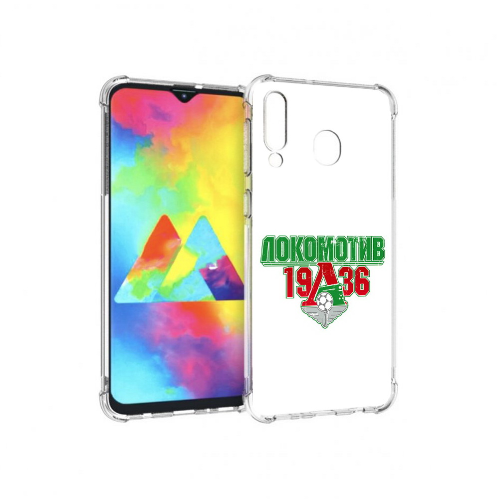 

Чехол MyPads Tocco для Samsung Galaxy M30 ФК локомотив 1936 (PT138437.525.182), Прозрачный, Tocco