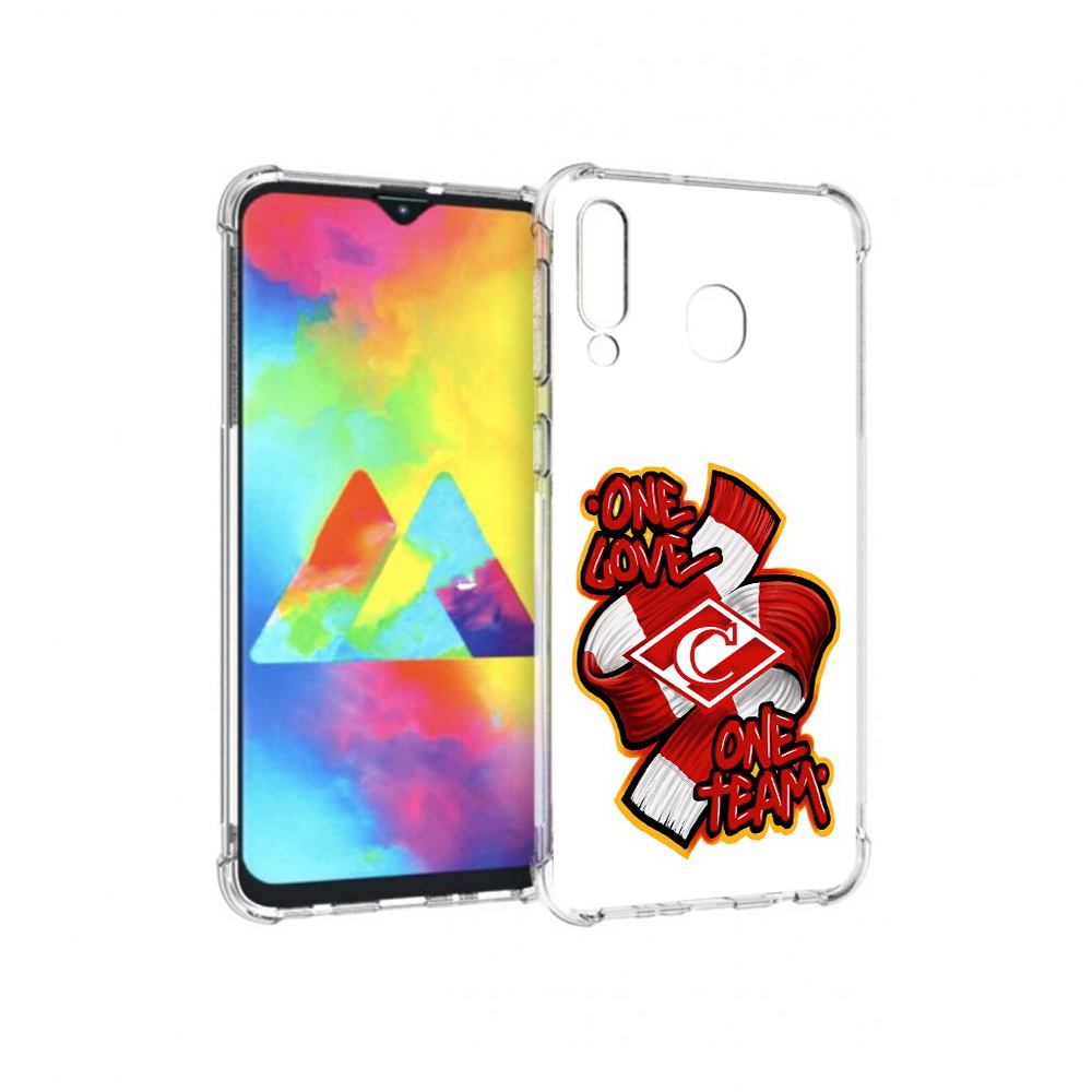 

Чехол MyPads Tocco для Samsung Galaxy M30 ФК спарак 1 любовь (PT138437.525.184), Прозрачный, Tocco