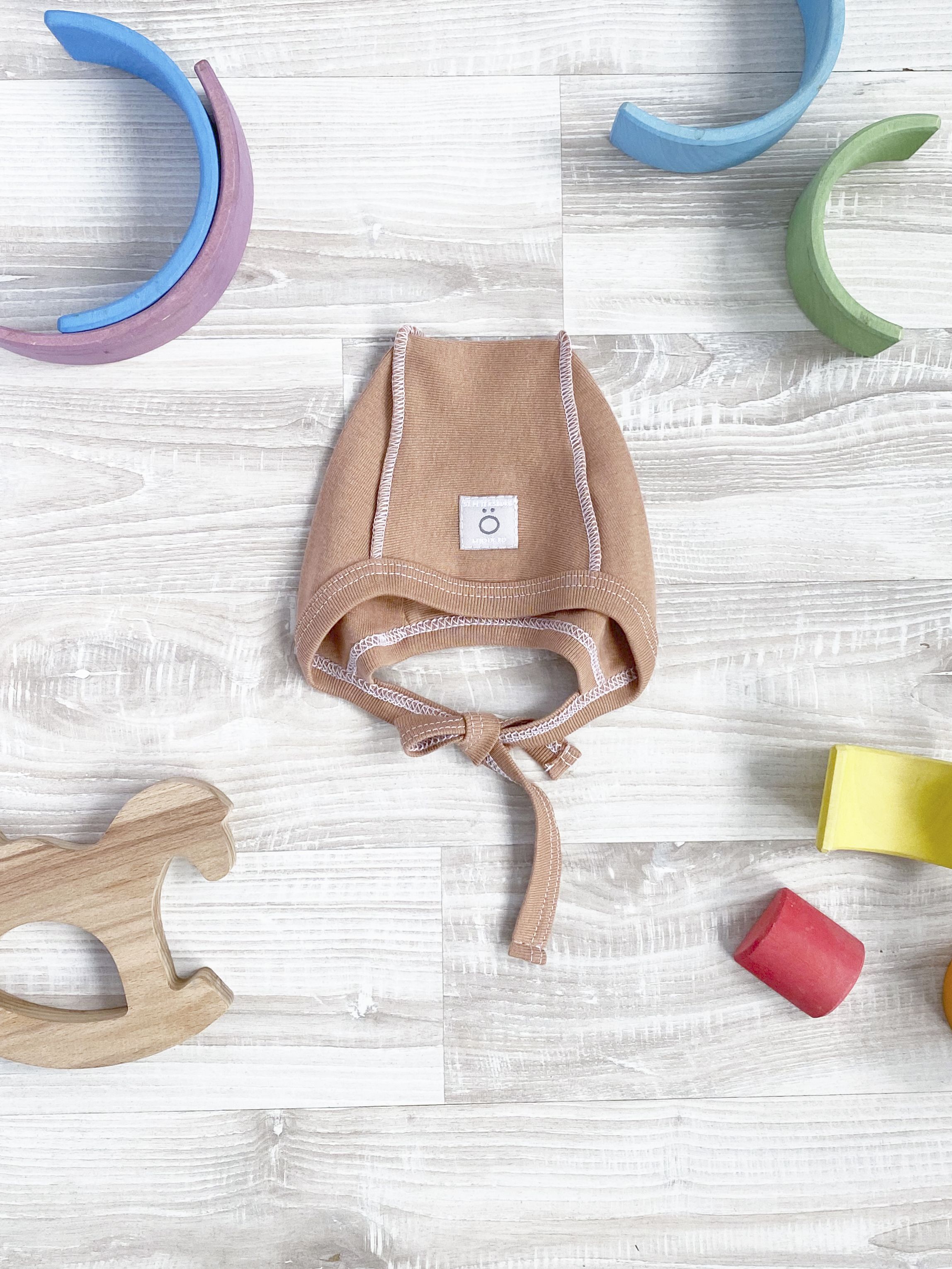 

Чепчик детский Mjolk Camel ,36-40см, Коричневый, 2212