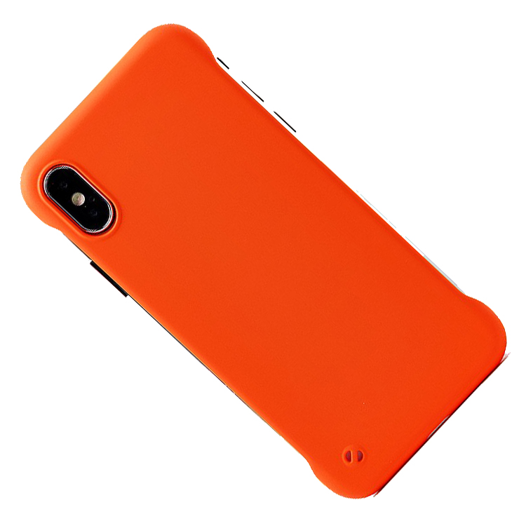 

Чехол iPhone X, iPhone Xs пластиковый с креплением для шнурка <оранжевый>, iPhone X