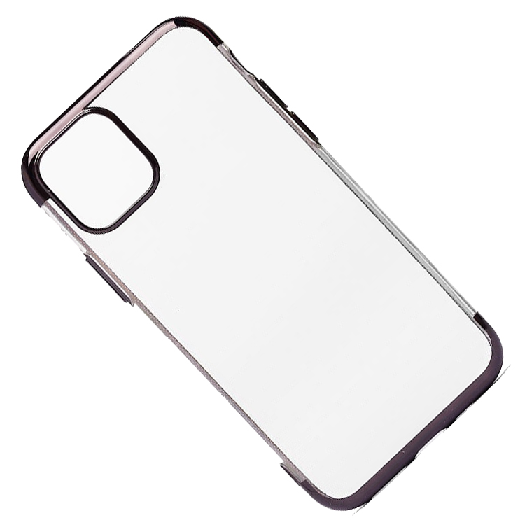 

Чехол iPhone 11 Pro силиконовый с окантовкой <черный>, iPhone 11 Pro