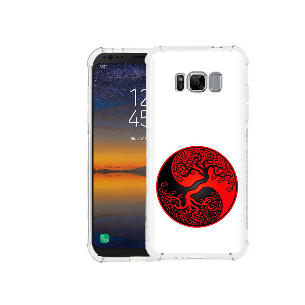 

Чехол MyPads Tocco для Samsung Galaxy S8 инь янь дерево (PT107395.590.379), Прозрачный, Tocco