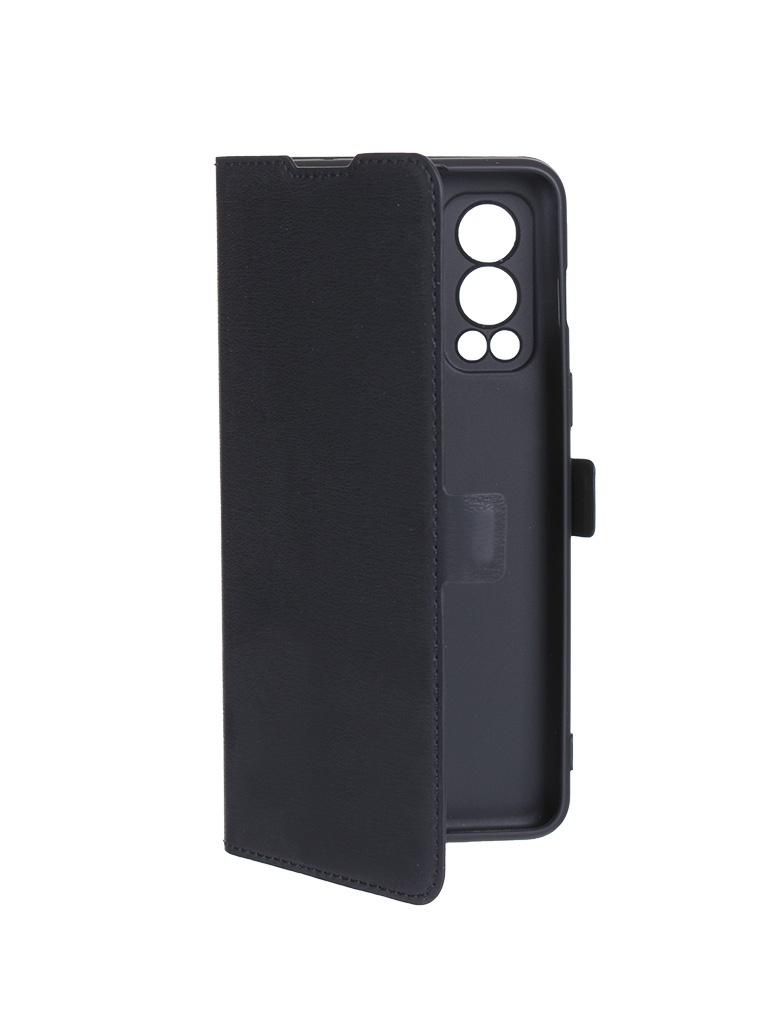 

Чехол DF для OnePlus Nord 2 Black onFlip-02, Черный, OnePlus Nord 2