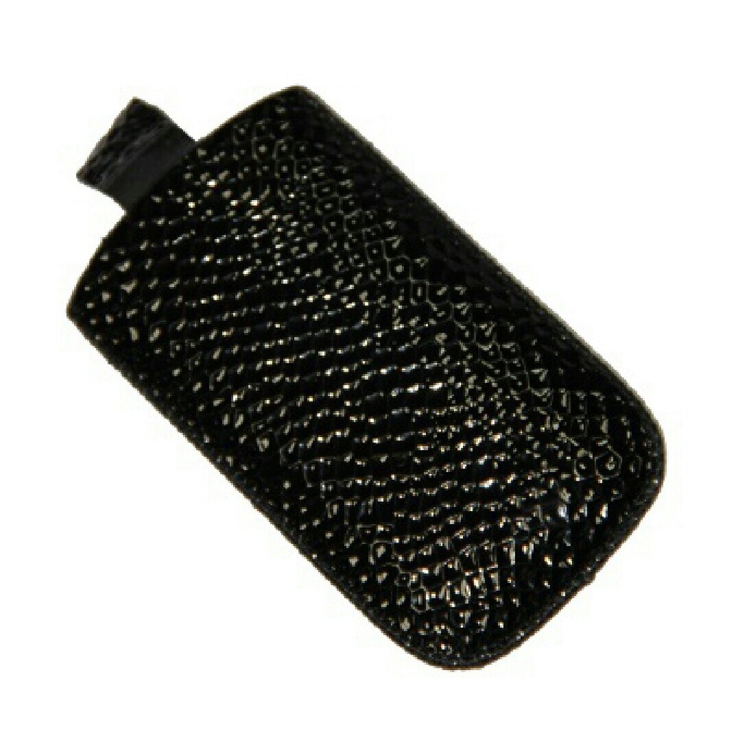 

Чехол iPhone 3G, 3Gs футляр с язычком рептилия <черный>, iPhone 3G