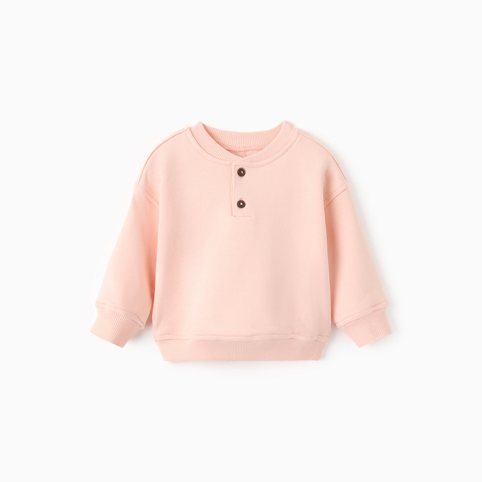 

Толстовка детская MINAKU Basic Line, Розовый, 74, Basic Line