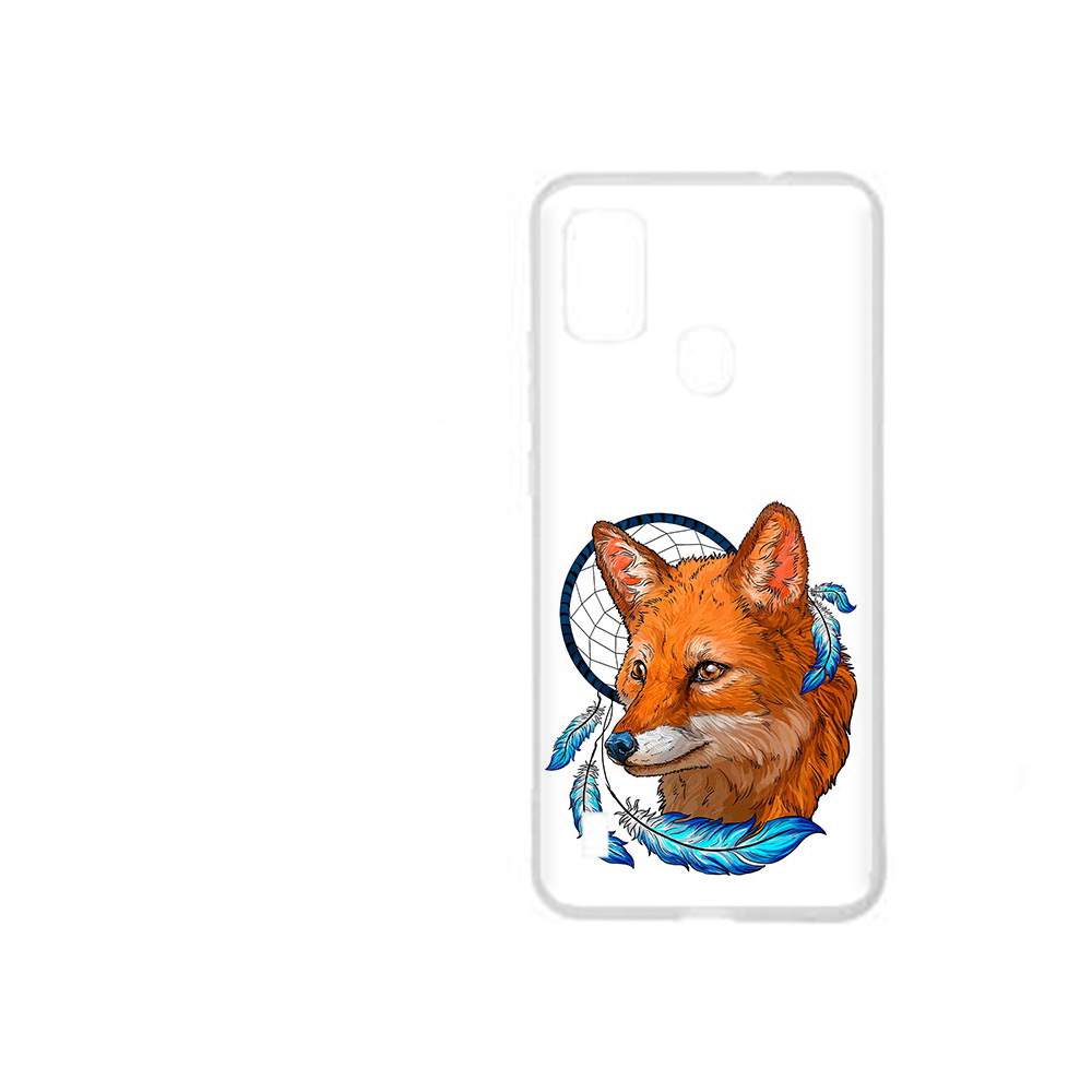 Чехол MyPads Tocco для ZTE Blade A51 лиса и ловец снов (PT160198.458.438)