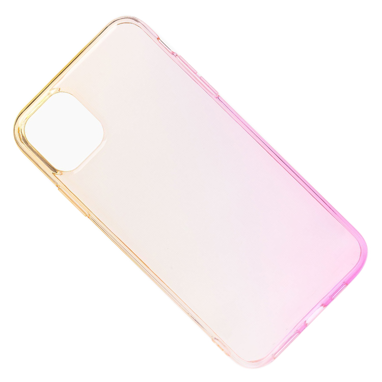 

Чехол iPhone 11 Pro Max силиконовый градиент вертикальный <розово-золотой>, Розовый, iPhone 11 Pro Max