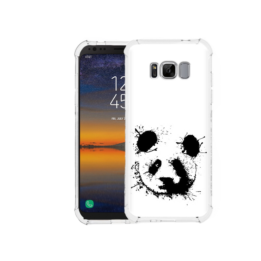 

Чехол MyPads Tocco для Samsung Galaxy S8 клякса-панда (PT107395.590.389), Прозрачный, Tocco