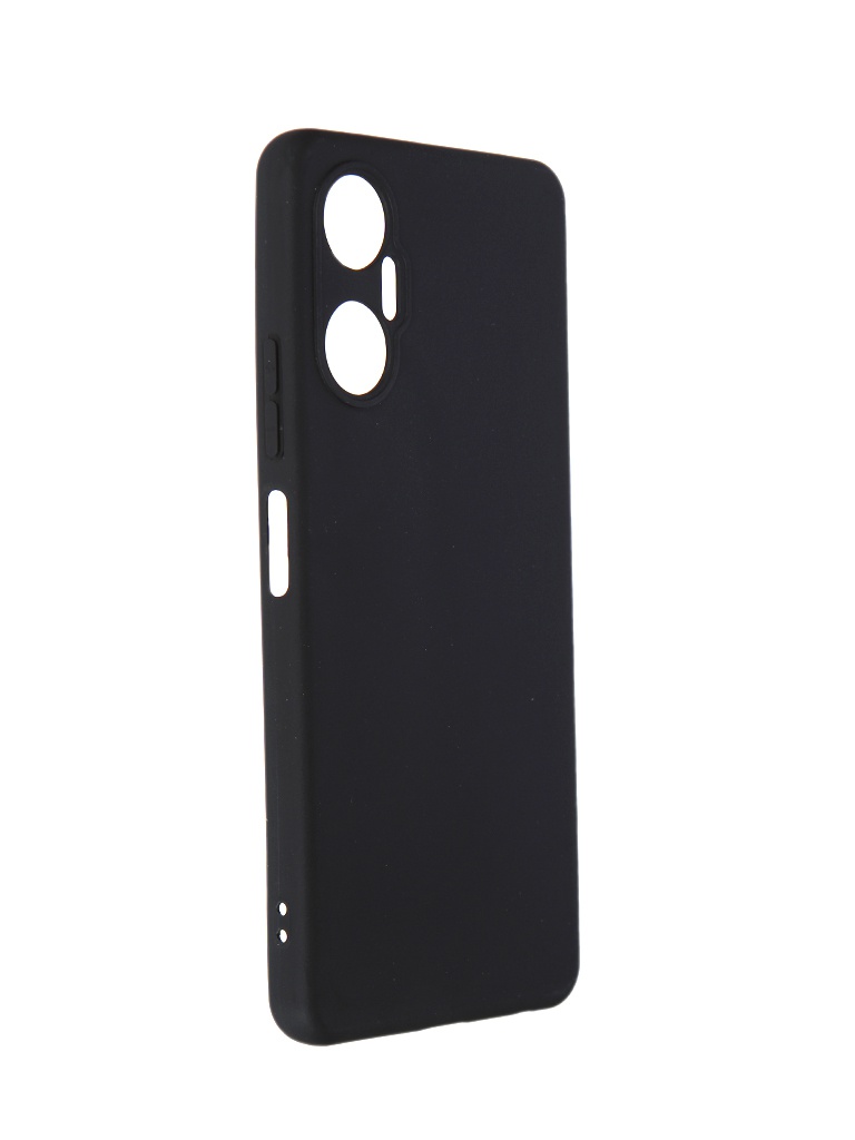 Чехол DF для Tecno Pova Neo 5G Silicone Black tCase-17