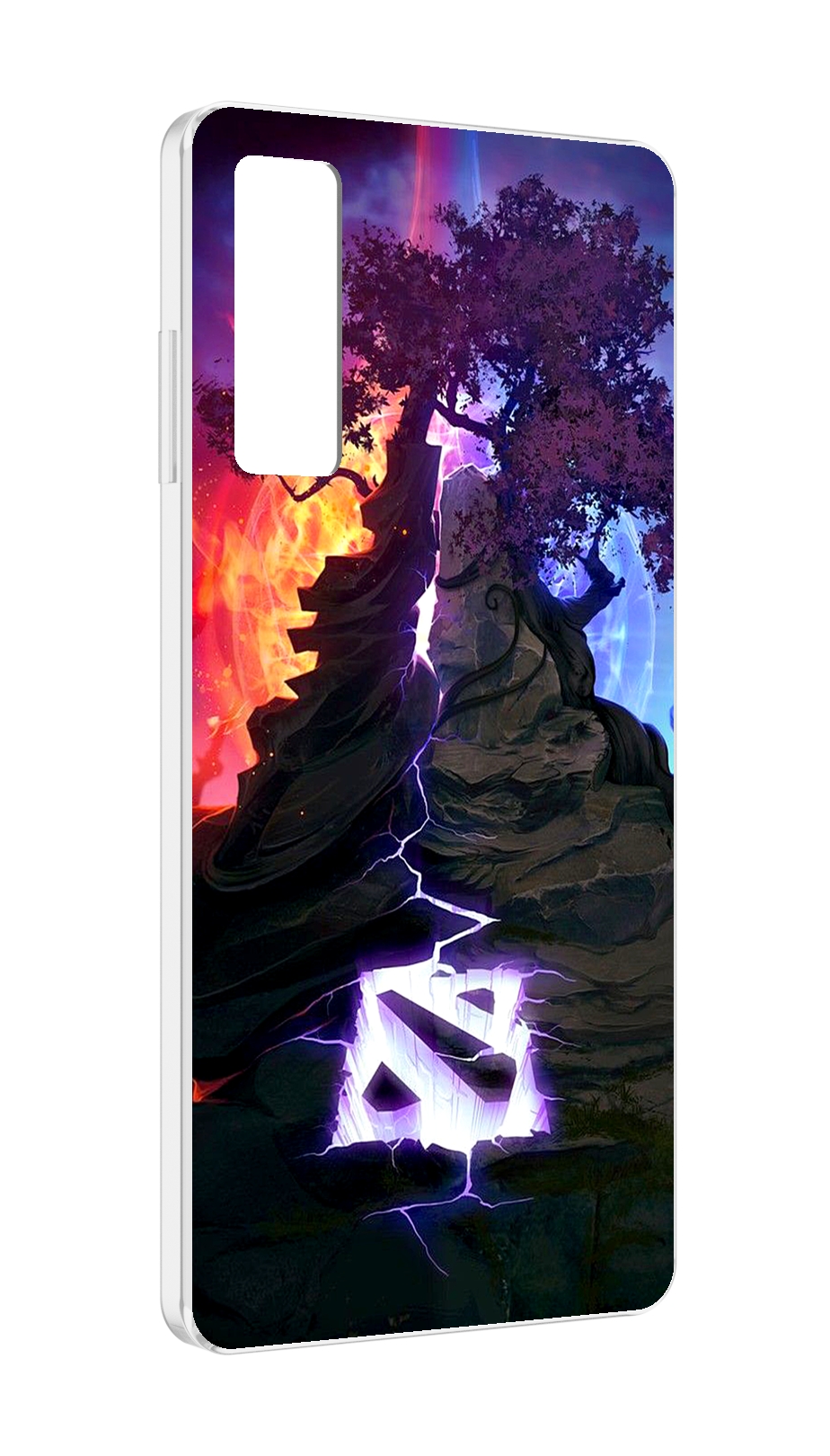 

Чехол MyPads dota 2 логотип для TCL 20 5G, Прозрачный, Tocco