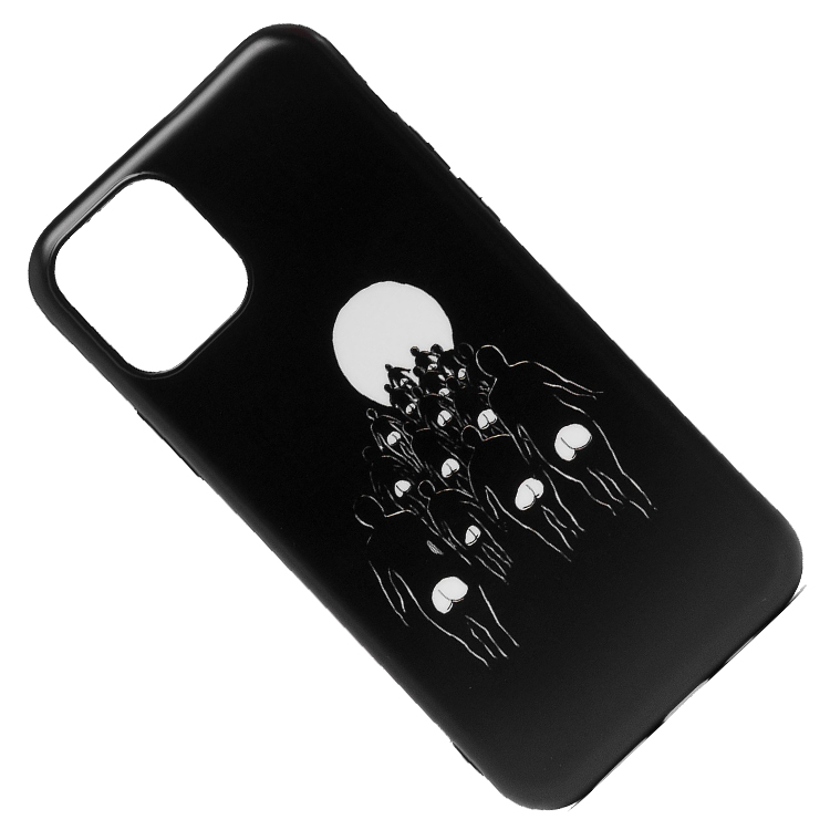 

Чехол iPhone 11 Pro силиконовый (рис. 174/001), Черный, iPhone 11 Pro