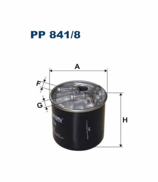 

Фильтр Топливный Filtron Pp8418