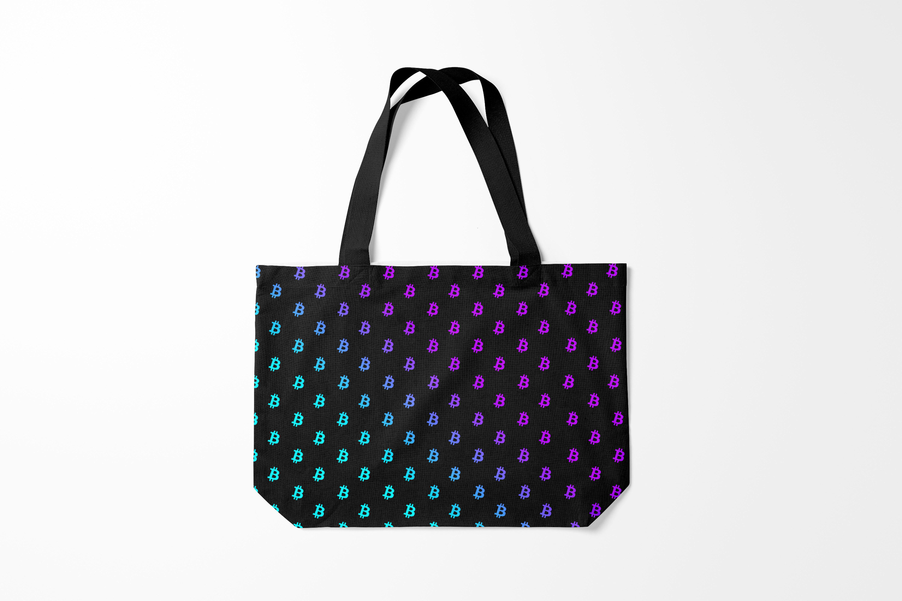 

Сумка шoппер унисекс Burnettie BITCOIN NEON Z, черный, BITCOIN NEON Z