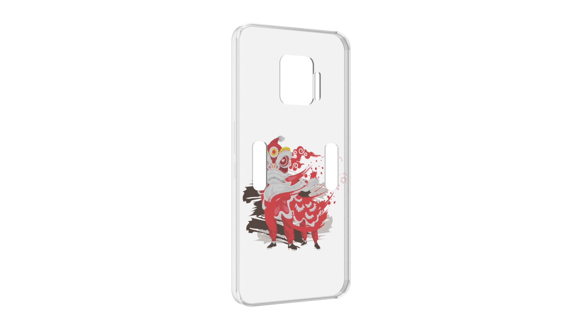 

Чехол MyPads красный-карнавал для ZTE Nubia Red Magic 7 Pro, Прозрачный, Tocco