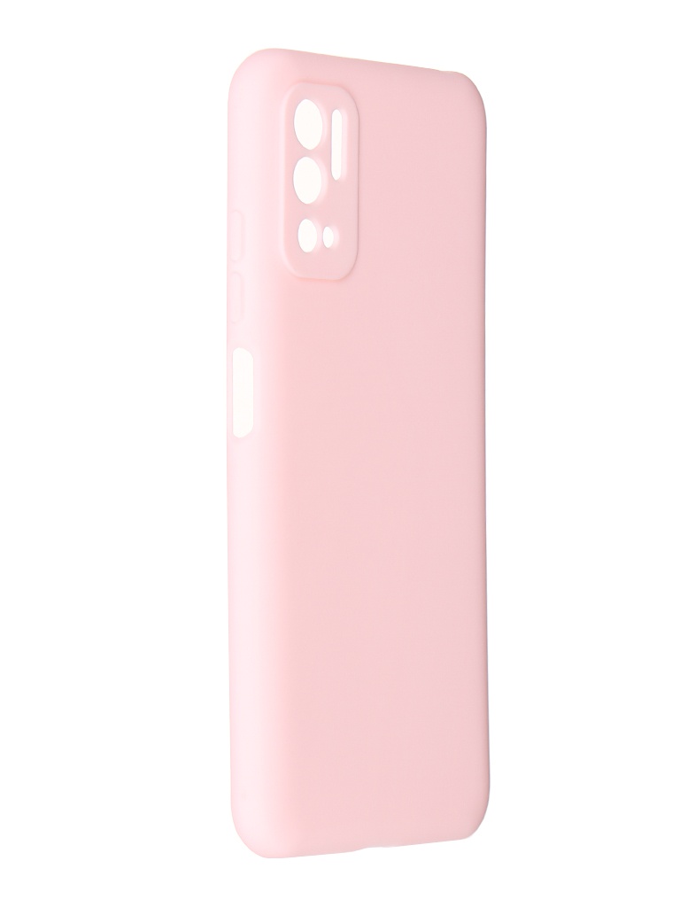 фото Чехол alwio для xiaomi redmi note 10t/note 10 5g silicone pink astxrn10tpk