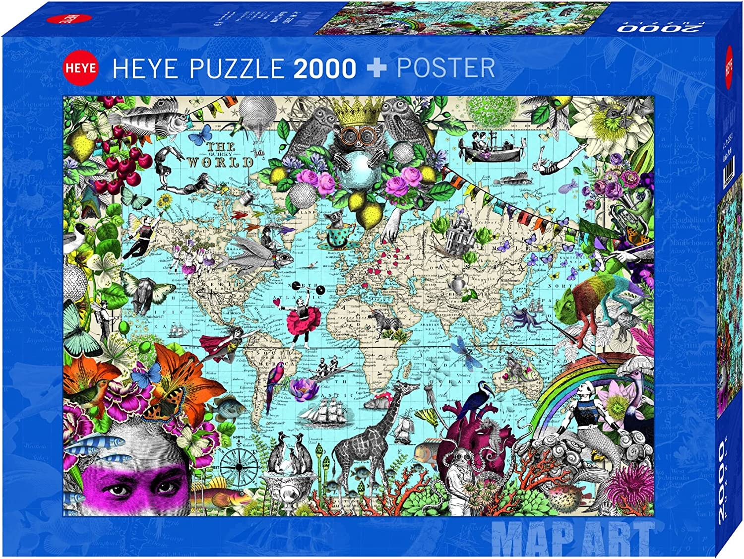 

Пазл Heye Причудливый мир 2000 деталей, Причудливый мир