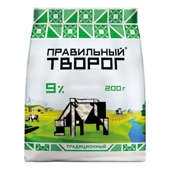 

Творог Правильный Творог 5% БЗМЖ 400 г