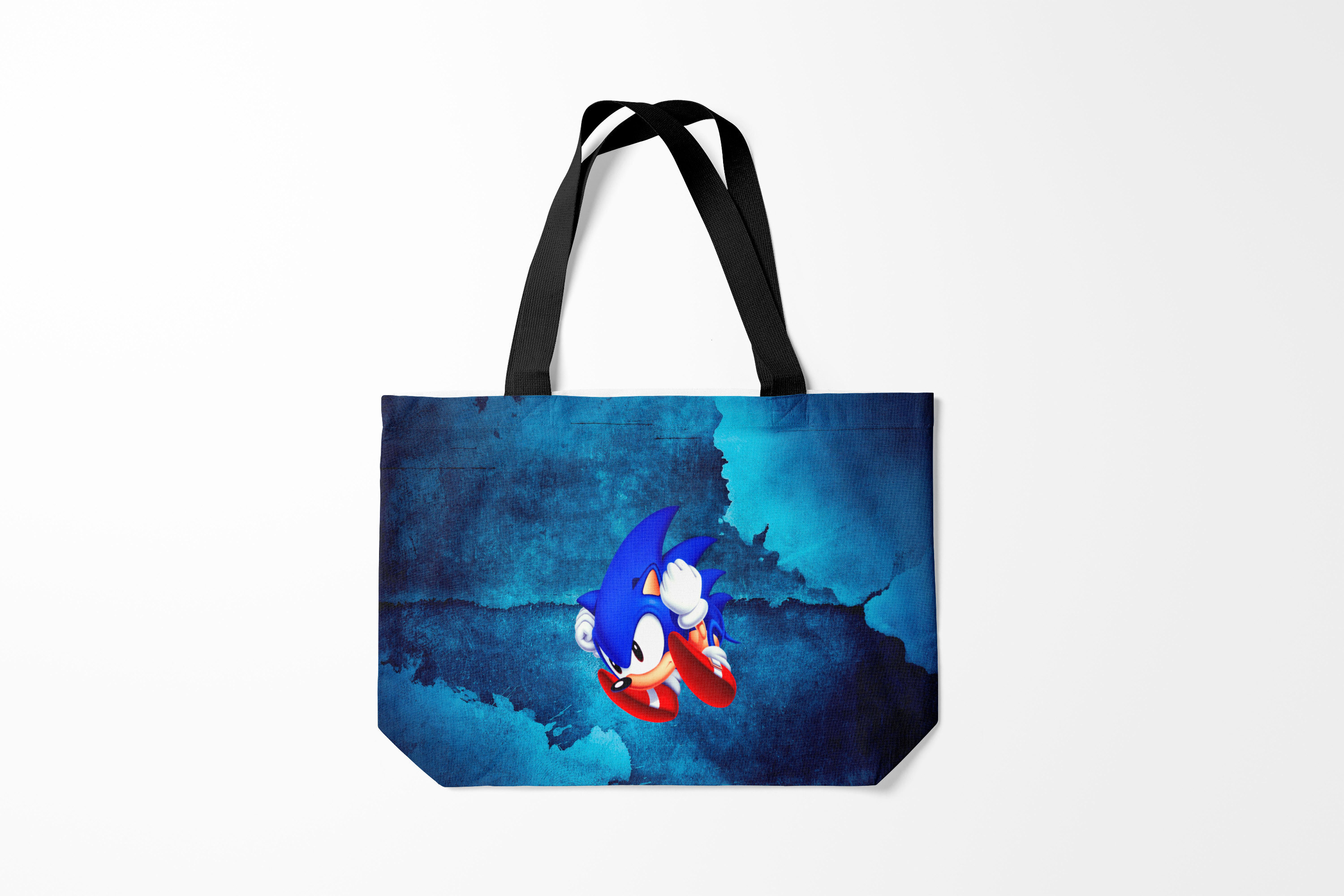 

Сумка шoппер унисекс Burnettie Другие sonic, синий, Другие sonic