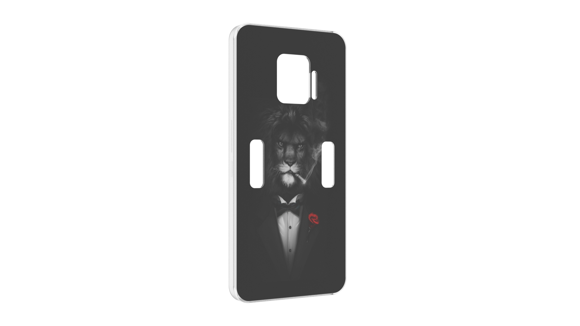 

Чехол MyPads лев-в-темноте-с-сигаретой мужской для ZTE Nubia Red Magic 7 Pro, Прозрачный, Tocco