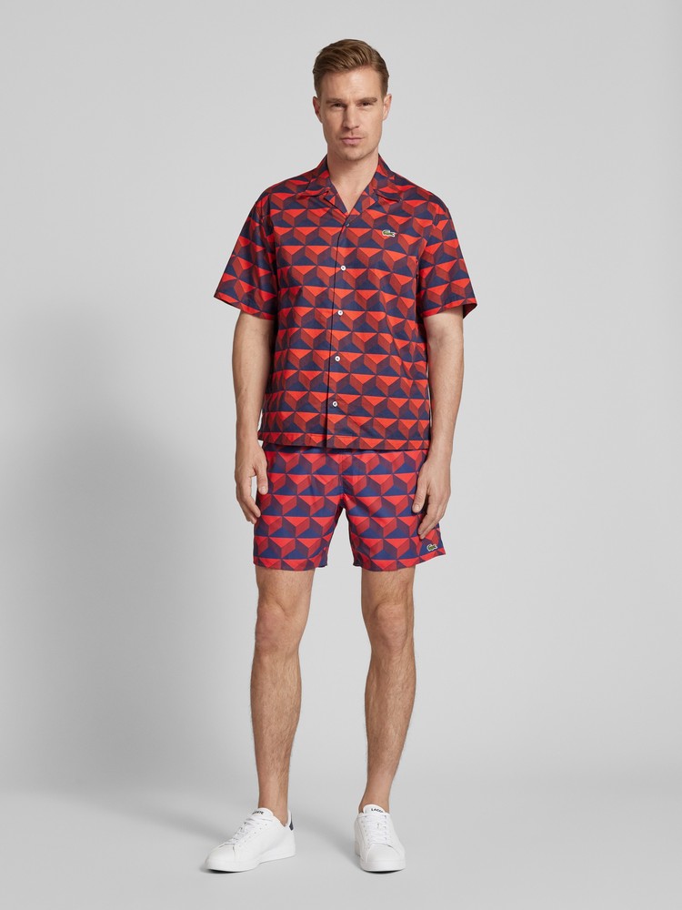 

Повседневные шорты мужские Lacoste MH7628-00 синие S, Синий, MH7628-00