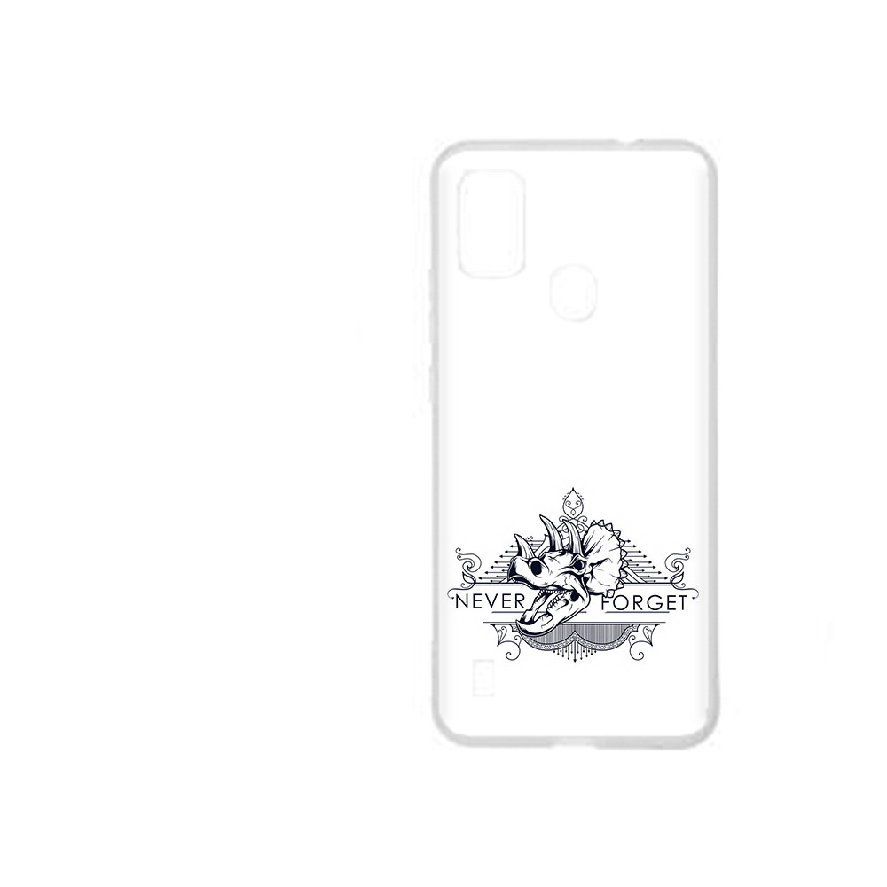 Чехол MyPads Tocco для ZTE Blade A51 логотип носорога никогда не забуду (PT160198.458.445)